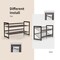 2/3/4 Tiers Flat and Slant Metal Shoe Rack for Entryway Hallway